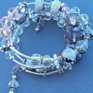 Sterling silver bangle bracelet